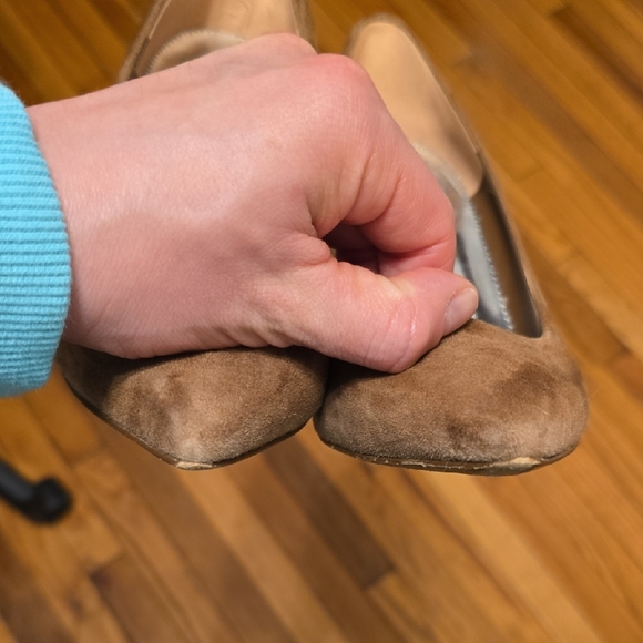 J. Crew Brown Suede Heels - Picture 5 of 8